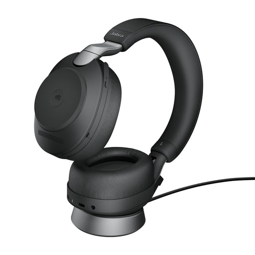 Jabra Evolve2 85 - Link380a MS Stereo Stand, Black Jabra Evolve2 85 - Link380a MS Stereo Stand, Black